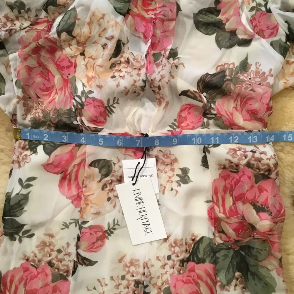 Divine Heritage floral Cottagecore style midi dress - Picture 11 of 14